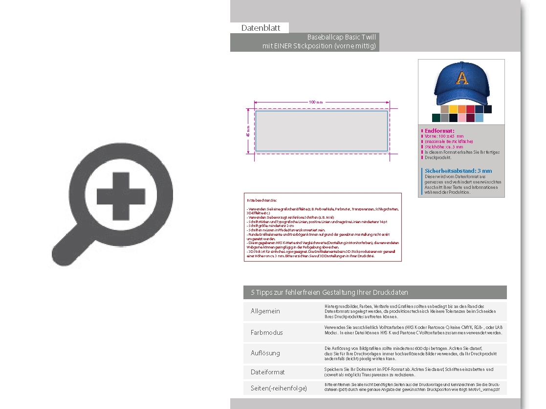 Product Bild baseballcap_basic_twill__mit_einer_stickposition_(vorne_mittig)