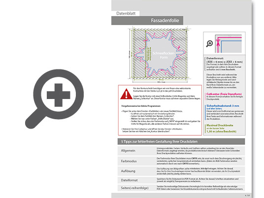 Product Bild hochwertige_fassadenfolie_in_schneeflocke-form_konturgeschnitten___einseitig_4_0-farbig_bedruckt