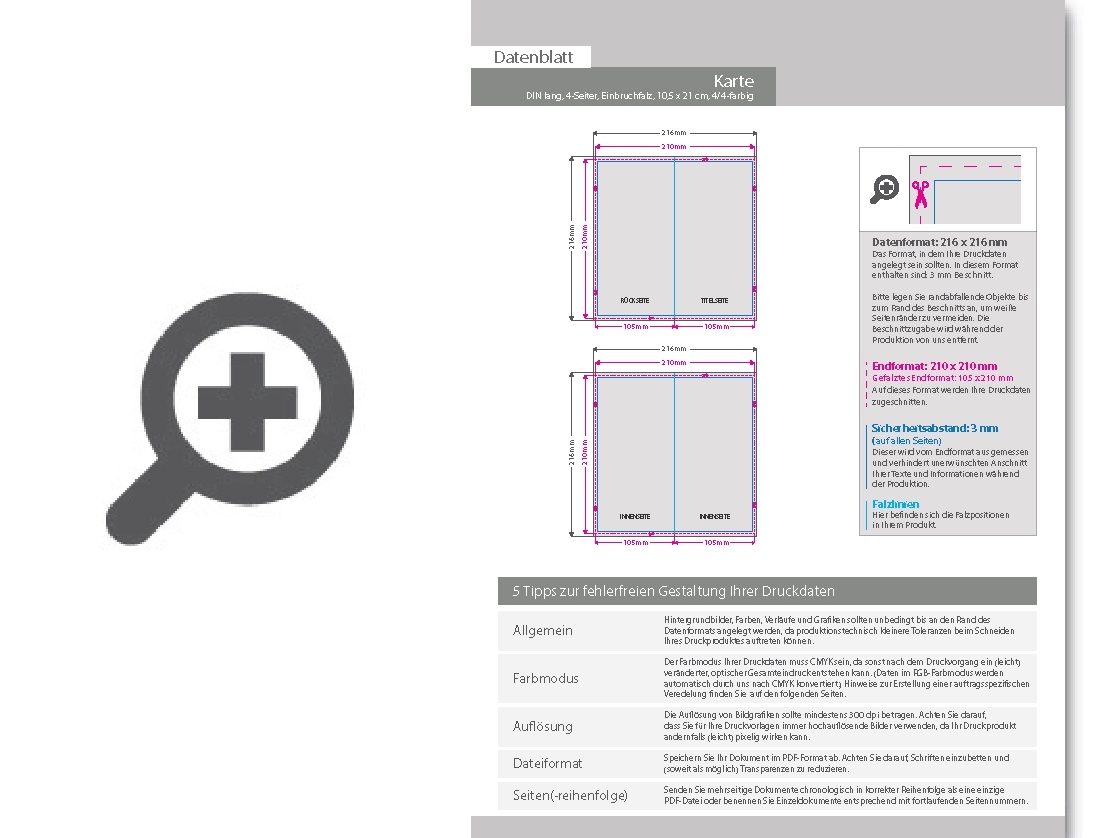 Product Bild osterkarten__gefalzt_auf_din_lang_(10_5_cm_x_21_0_cm)__4-seiter_mit_mattfolie_kaschiert