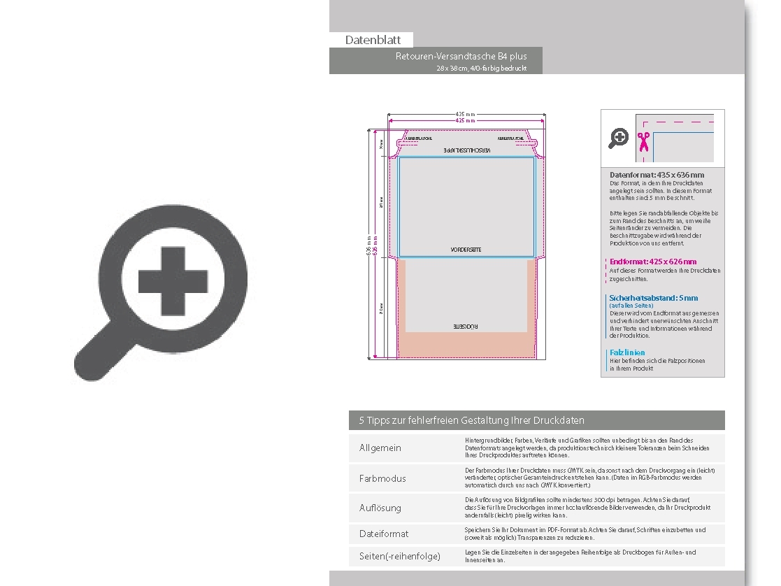 Product Bild retouren-versandtasche_b4_plus_(28_x_38_cm)__4_0-farbig_bedruckt